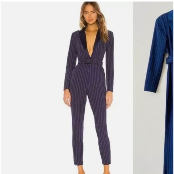 WeWoreWhat Pants - Weworewhat cutesuits!! Pinstripes…blazer jumpsuits never worn/still in packaging